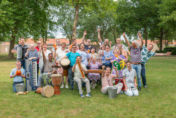 Groepsfoto orkestleden - Fotografe Saskia Siteur